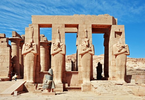 Madinet Habu Ramesseum Temple - BIBLICAL EGYPT FAM TRIP