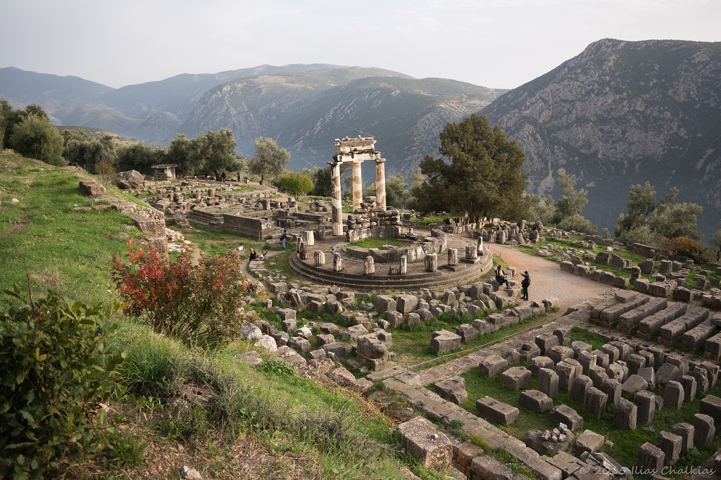 The Tholos at the sanctuary of Athena Pronoia, Delphi, Greece. - Greece & Turkey