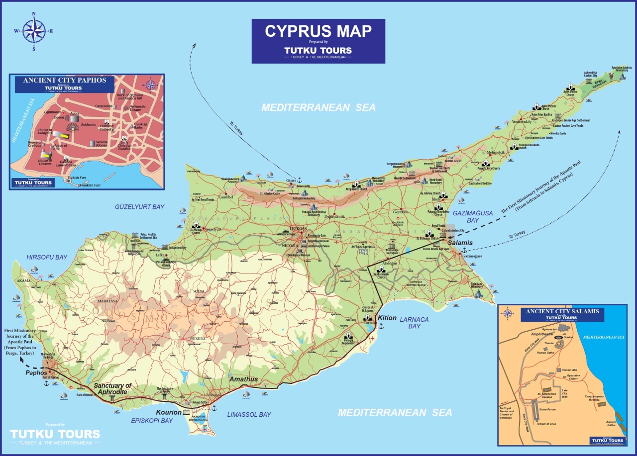Cyprus map preview