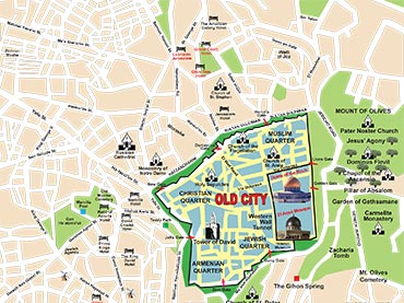 Jerusalem map