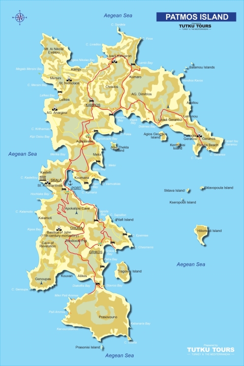 Patmos map