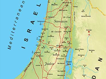 Israel map preview