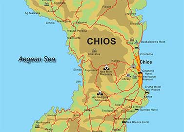 Chios map