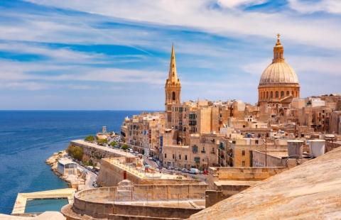 Domes and roofs of Valletta, Malta - The Last Days of Paul: To Rome, Then Home